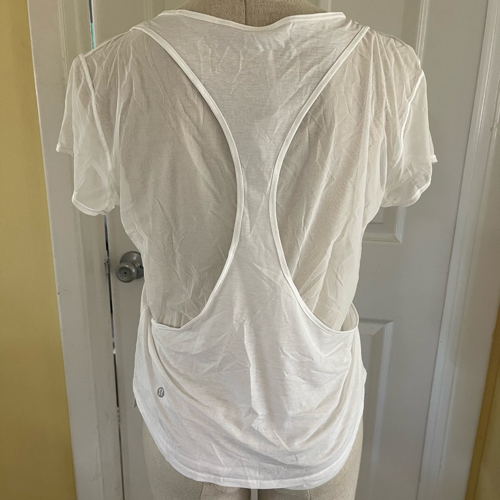 NWT Lululemon Set the Course Short Sleeve Shirt - Size 8 - Picture 6 of 8